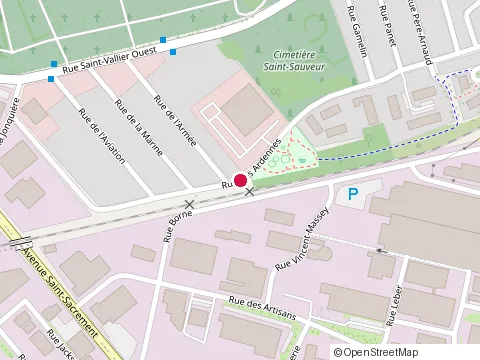 Location of Alsco Uniforms at 1150 des Ardennes St, Québec