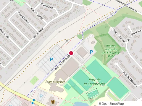 Location of Aréna des Deux Glaces at 1515 Rue de l'Innovation, Québec