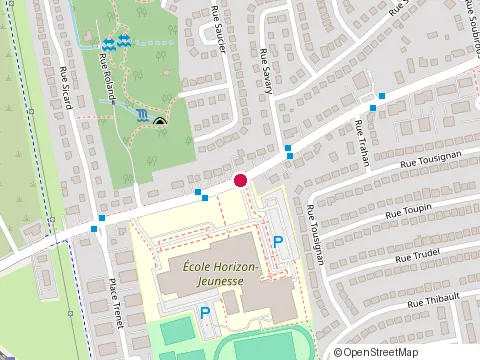 Location of Aréna Mike-Bossy at 163 Boulevard Sainte-Rose E, Laval