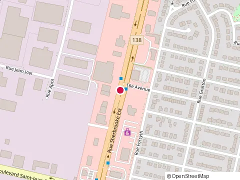Location of Beton Belanger at 12231 Rue Sherbrooke E, Pointe-aux-Trembles