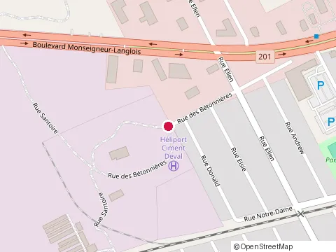 Location of Beton Provincial at 189 Rue des Bétonnières, Salaberry-de-Valleyfield