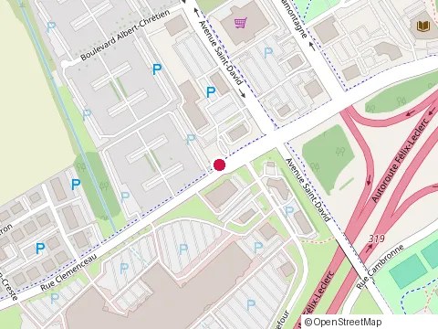 Location of Boston Pizza at 3485 Rue Clemenceau, Beauport