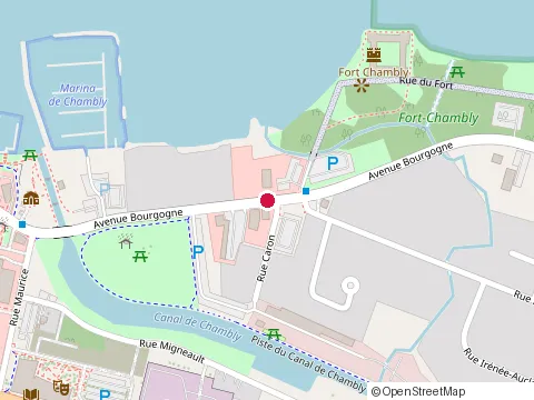 Location of Chez Chili - Chambly at 1878 Avenue Bourgogne, Chambly