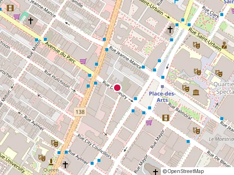 Location of Chez Doval at 150 Marie-Anne St E, Montréal