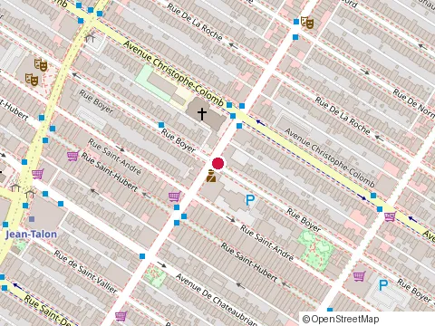 Location of Chsld Auclair at 6910 Rue Boyer, Montréal