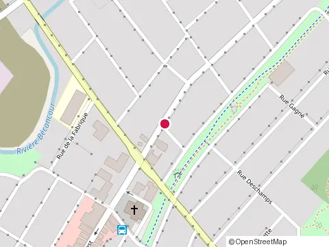 Location of Clsc de Thetford Mines at 17 Rue Notre Dame O #100, Thetford Mines