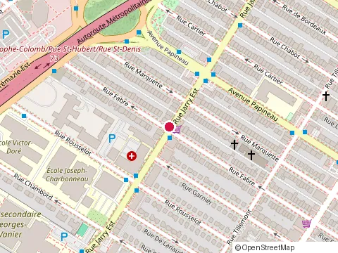 Location of Clsc de Villeray at 1425 Rue Jarry E, Montréal