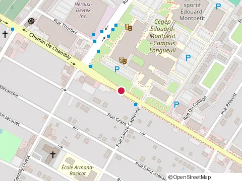 Location of College Edouard-Montpetit at 945 chemin de Chambly, Longueuil