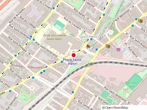 Location of Commission Scolaire de Montréal at 4115 Rue Saint-Jacques, Montréal