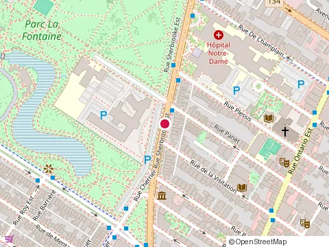 Location of Compagnie d'Assurance Standard at 1245 Rue Sherbrooke O, Montréal