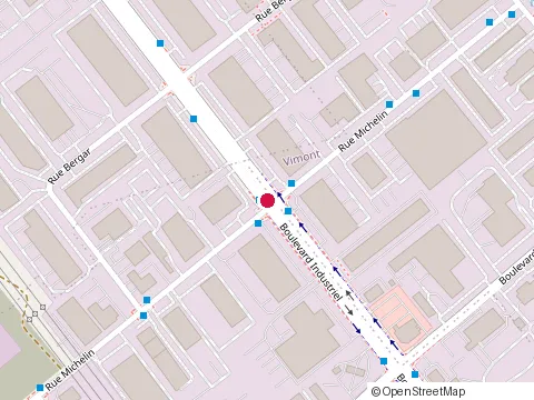 Location of Dynacare at 3885 boulevard Industriel, Laval