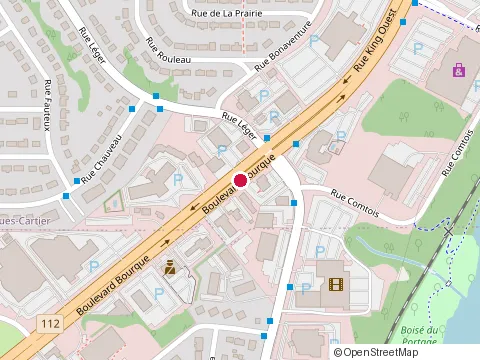 Location of Englobe at 4222 boulevard Bourque, Sherbrooke