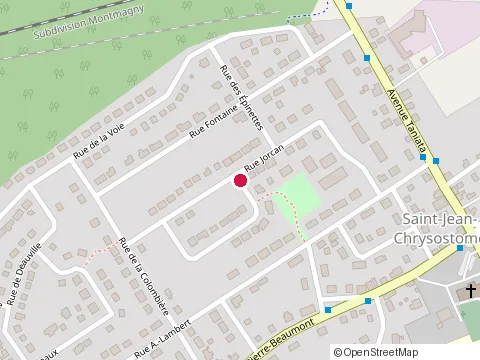 Location of Excavation Dominic Turcotte at 1051 Car Georges-Cantin, Lévis