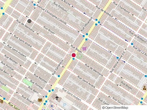 Location of Fairstone at 915 Mont-Royal Ave E, Montréal
