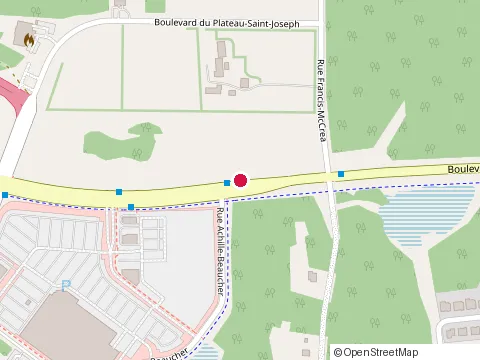 Location of Fumoirs Dickey’S Sherbrooke at 3600 Boulevard de Monseigneur-Fortier, Sherbrooke