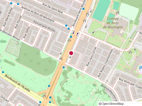Location of Info-Excavation at 1600 boulevard Henri-Bourassa O, Montréal