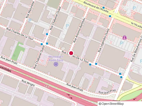 Location of Intact Service Centre at 9227 Rue Charles-de-Latour, Montréal