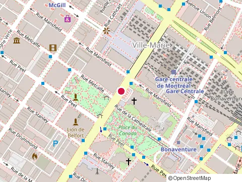 Location of Iron Ore Co Of Canada at 1190 Avenue des Canadiens-de-Montréal, Montréal