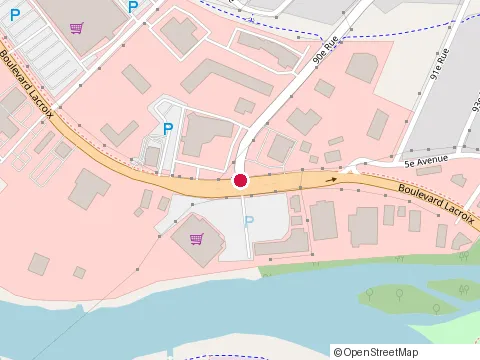 Emplacement de la Cage au 455 90E Rue, Saint-Georges