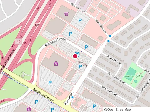 Location of la Cage at 125 Rue de Lafayette, Repentigny
