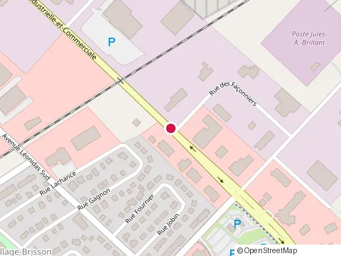 Location of la Cage at 360 Montée Industrielle, Rimouski