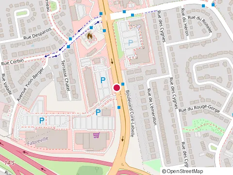 Location of le Marché du Store at 519 Bd Curé-Labelle, Laval