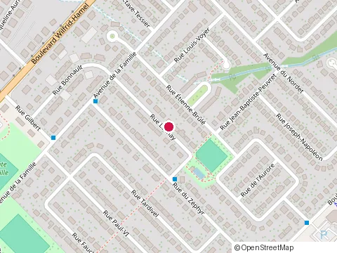Location of le May Park at 1455 Rue le May, Québec