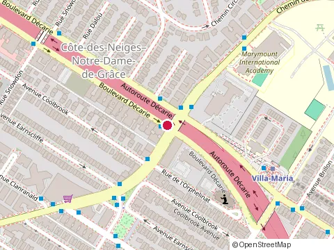 Location of les Copeaux d'Abord Artisan Ébéniste at 4800 boulevard Décarie, Montréal