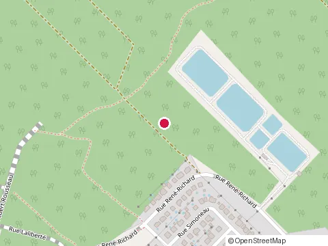 Location of Library Albert-Rousseau at 711 avenue Albert-Rousseau, Levis