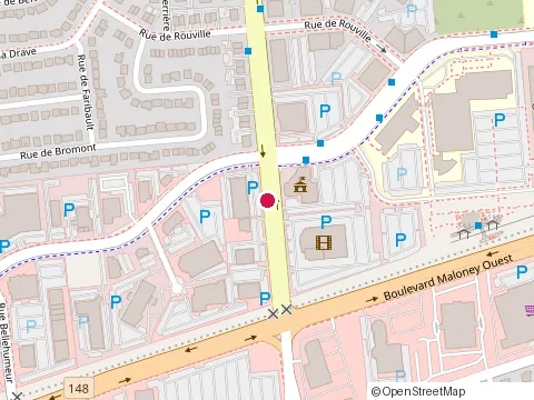 Location of Library Guy-Sanche at 855 Bd de la Gappe, Gatineau