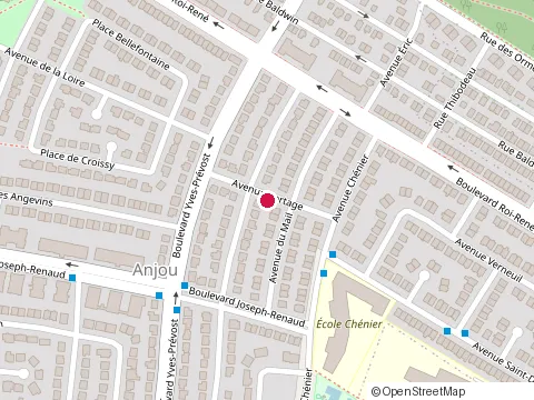 Location of Lvm Inc at 8320 Rue Pauline Vanier, Anjou