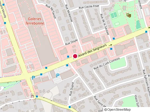 Location of Mikes at 1115 boulevard des Seigneurs, Terrebonne