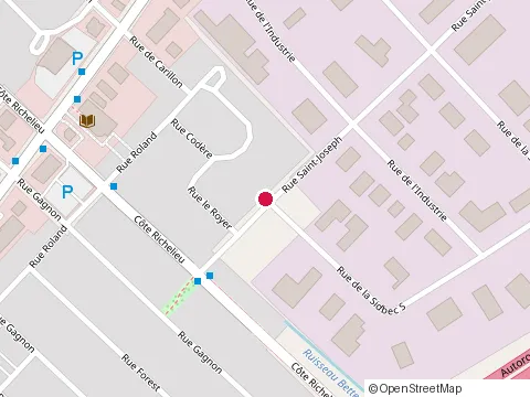 Location of Morin Cadieux Senc at 100-5375 Rue Saint-Joseph, Trois-Rivières