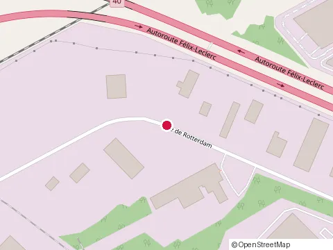 Location of Nors Construction Equipment St St-Augustin at 175 Rue de Rotterdam, Saint-Augustin-de-Desmaures