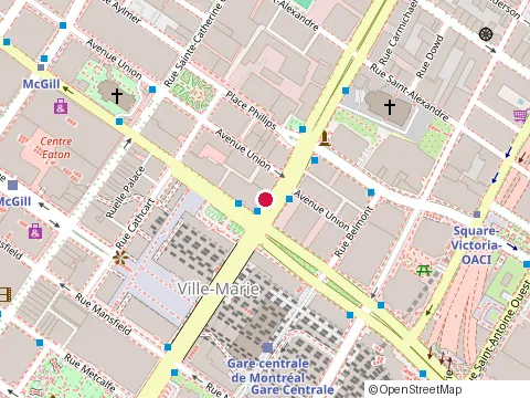 Location of Norton Rose Fulbright Canada Llp at Marie Suite 2500 Place Ville Marie, Montréal