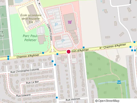 Location of Paul Pelletier Aquatic Centre at 325 Chem. d'Aylmer, Gatineau