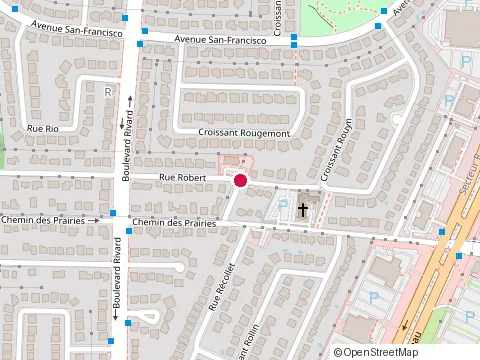 Location of Petro Canada at 4550 Avenue de la Renaissance, Laval