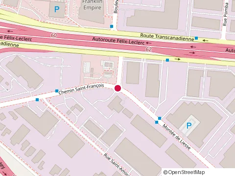 Location of Petro-Pass Relais Routiers at 4900 chemin St Francois, Saint-Laurent