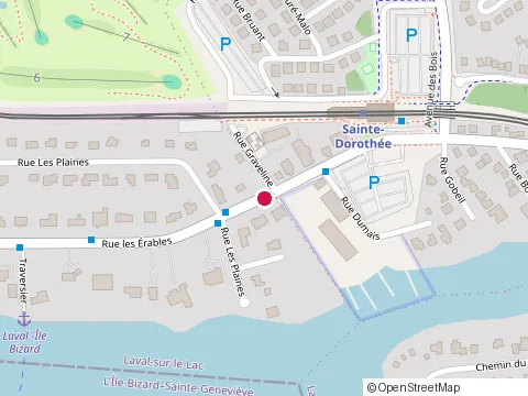 Location of Piscine des Chênes at 355 Rue les Érables, Laval