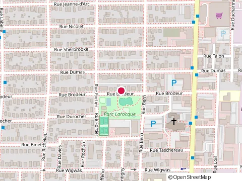 Location of Piscine du Parc Larocque at 64 Rue Brodeur, Gatineau