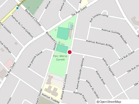 Location of Piscine Municipale-Maria-Goretti at 7475 Avenue Paul-Comtois, Québec