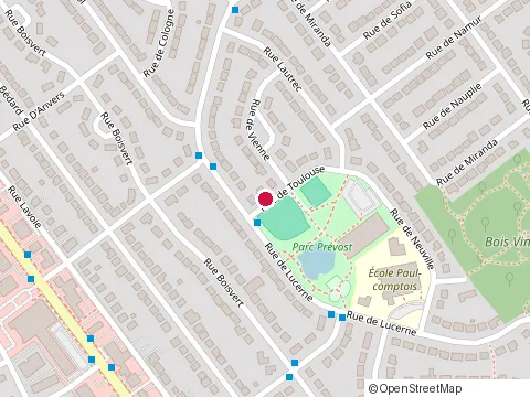 Location of Piscine Prévost at 110 Rue de Toulouse, Laval