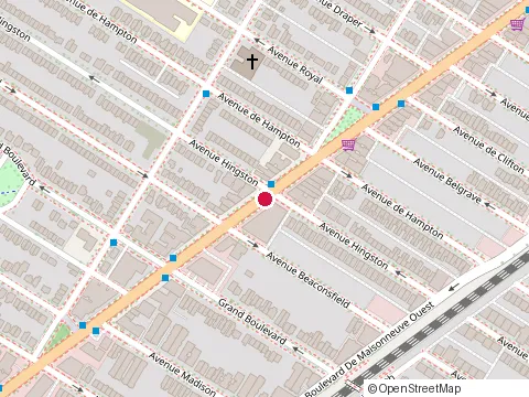 Location of Pizza Pizza Way Plus at 6125 Rue Sherbrooke O, Montréal