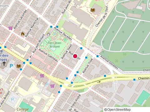Location of Place Concorde at 3355 Queen Mary Rd, Montréal
