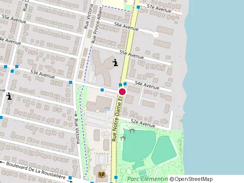 Location of Pointe-de-l'Ile School Board at 550 avenue 53E, Montréal