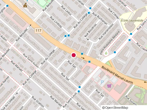 Location of Primerica at 300 boulevard Marcel-Laurin, Saint-Laurent
