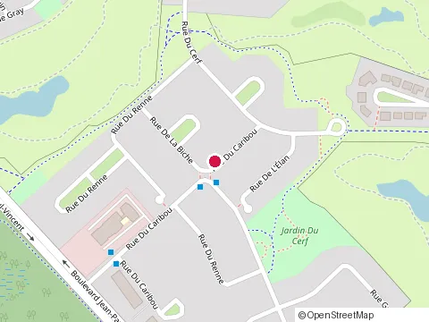 Location of Promutuel Associés at 1875 Rue du Caribou, Longueuil