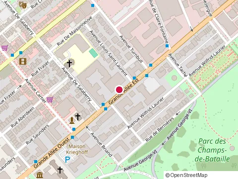 Location of Raymond Chabot Grant Thornton - Services Comptables et Conseils en Fiscalité at 140 Grande Allee E, Québec