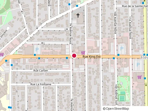 Location of Restaurant Eggsquis at 565 Rue King E, Sherbrooke