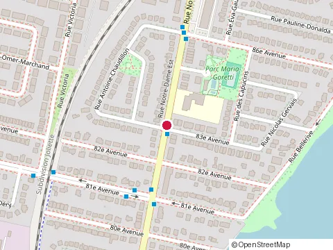 Location of Sainte Maria Goretti Ecoles at 15700 Notre-Dame Rue E, Montréal